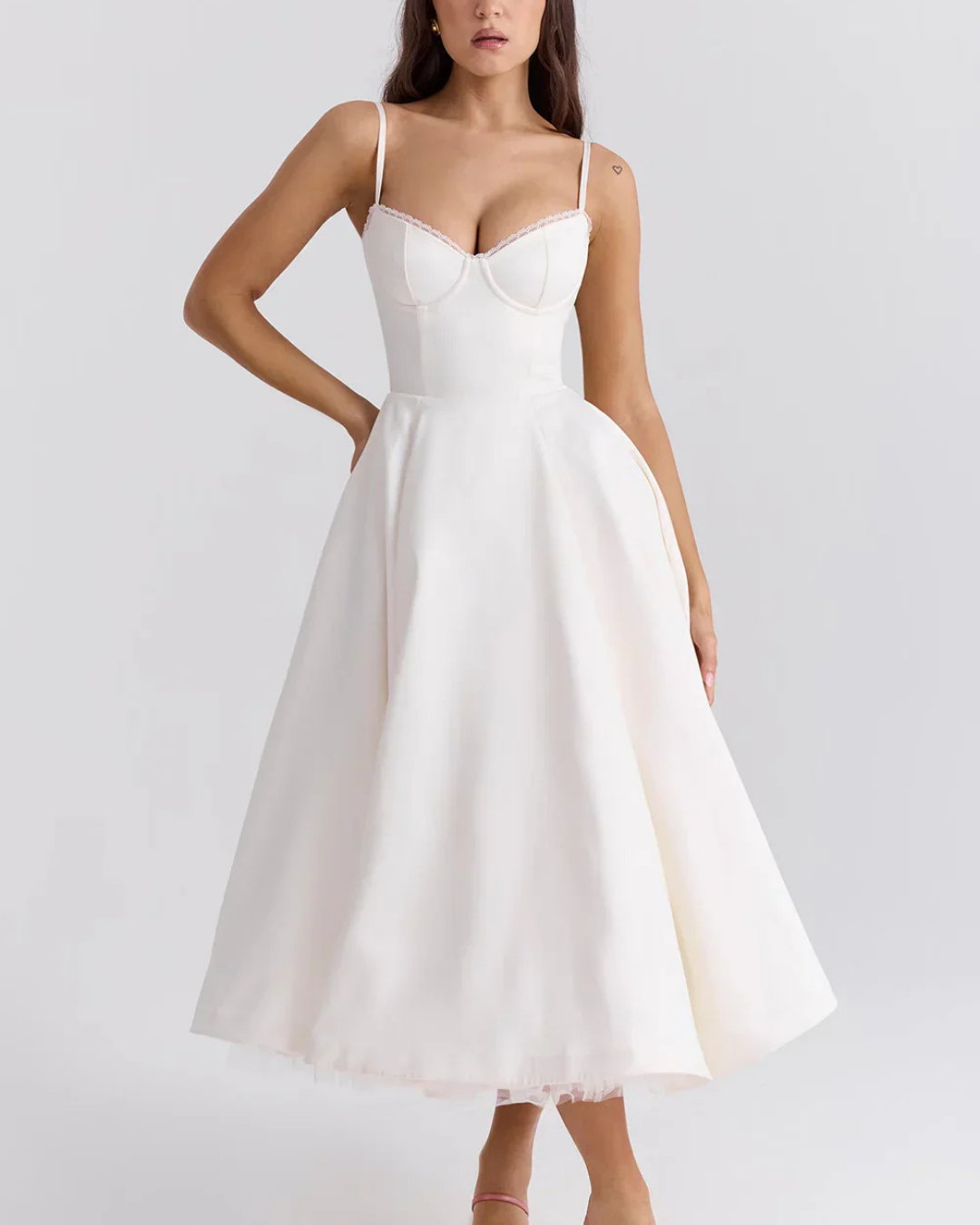 Mily Airy Summer Dress With Corset Detail For Women Trendy Versatile Beach To Evening Outfit