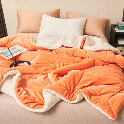 Sherpa Flannel Throw Blanket Dual Texture for Warm Comfort Ideal for Home Decor Lovers