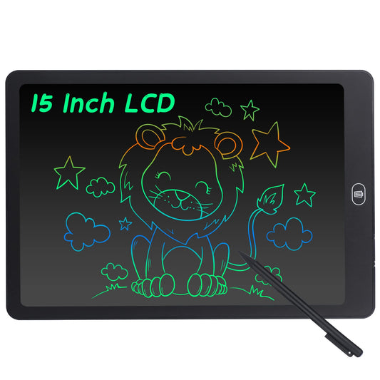 15-inch LCD Writing Board - Electronic Drawing Board for Children and Adults - TrendAura
