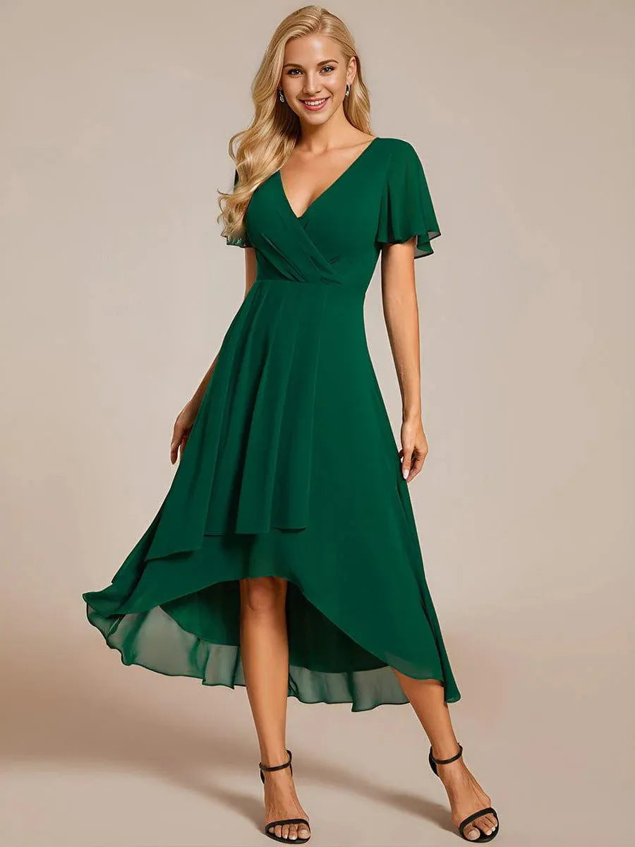 Morgan Silk Chiffon Dress Airy Silhouette For Weddings And Evening Events TrendAura