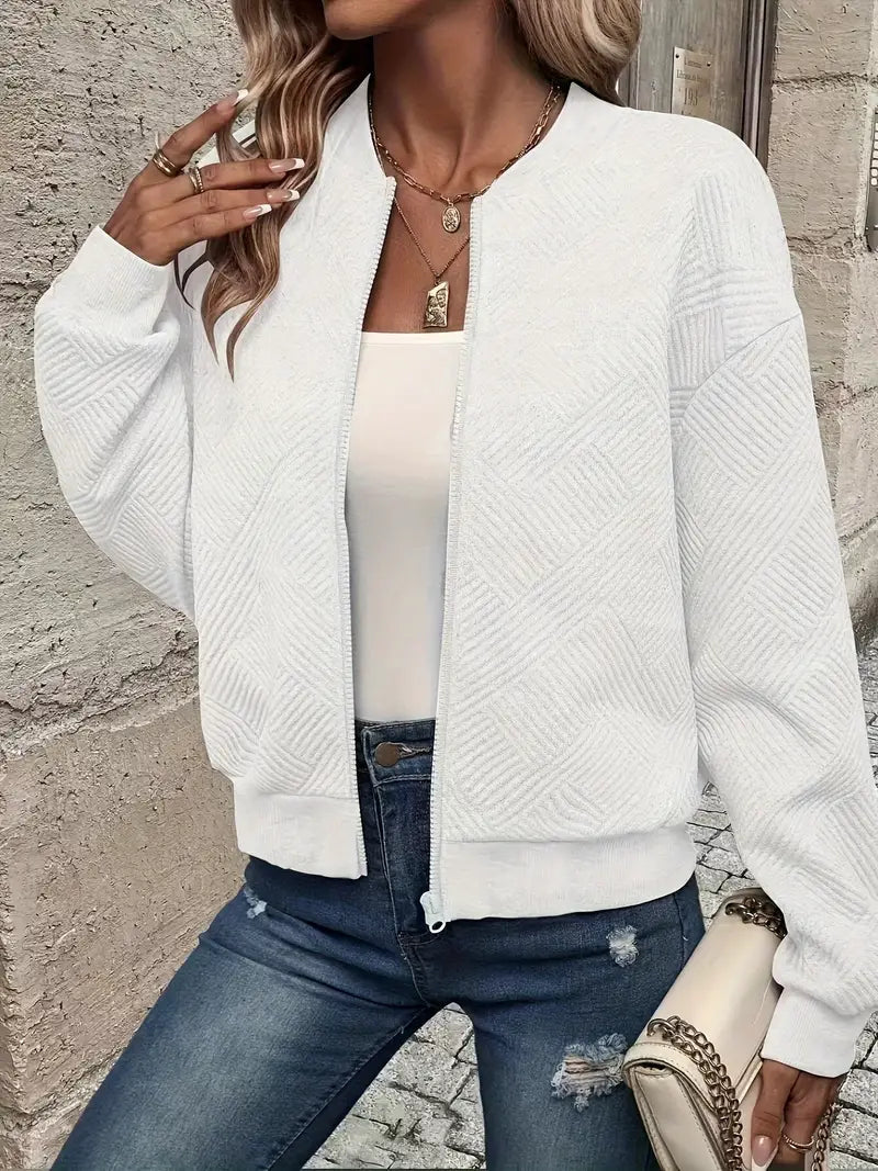 Emma | Women’s Winter Casual Zipper Long Sleeve Cardigan