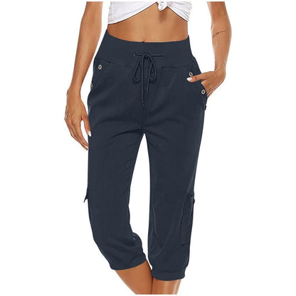 Juliet Cotton Linen Shorts With Cargo Pockets For Women Casual Comfort And Everyday Travel Ready