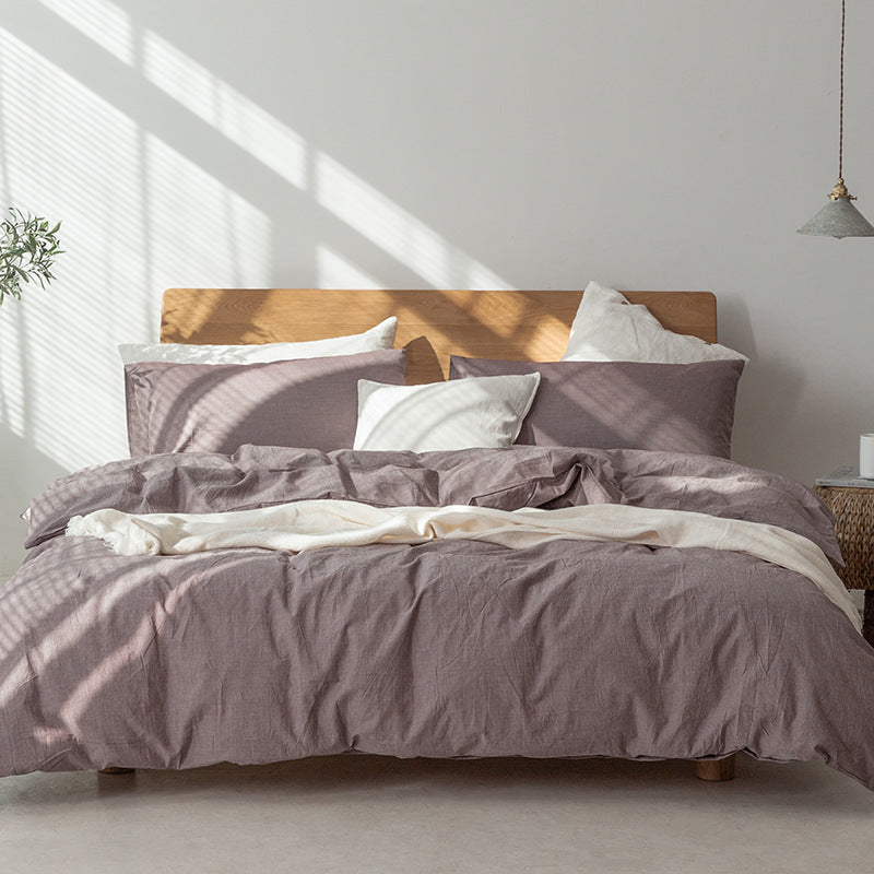 Japanese Style Cotton Duvet Cover Set