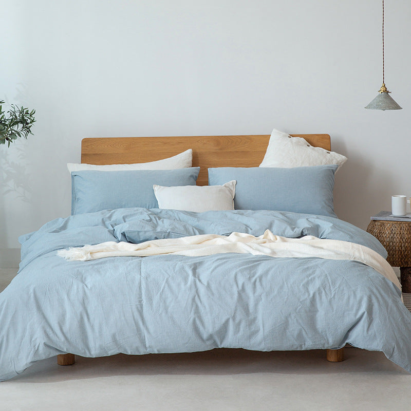 Japanese Style Cotton Duvet Cover Set