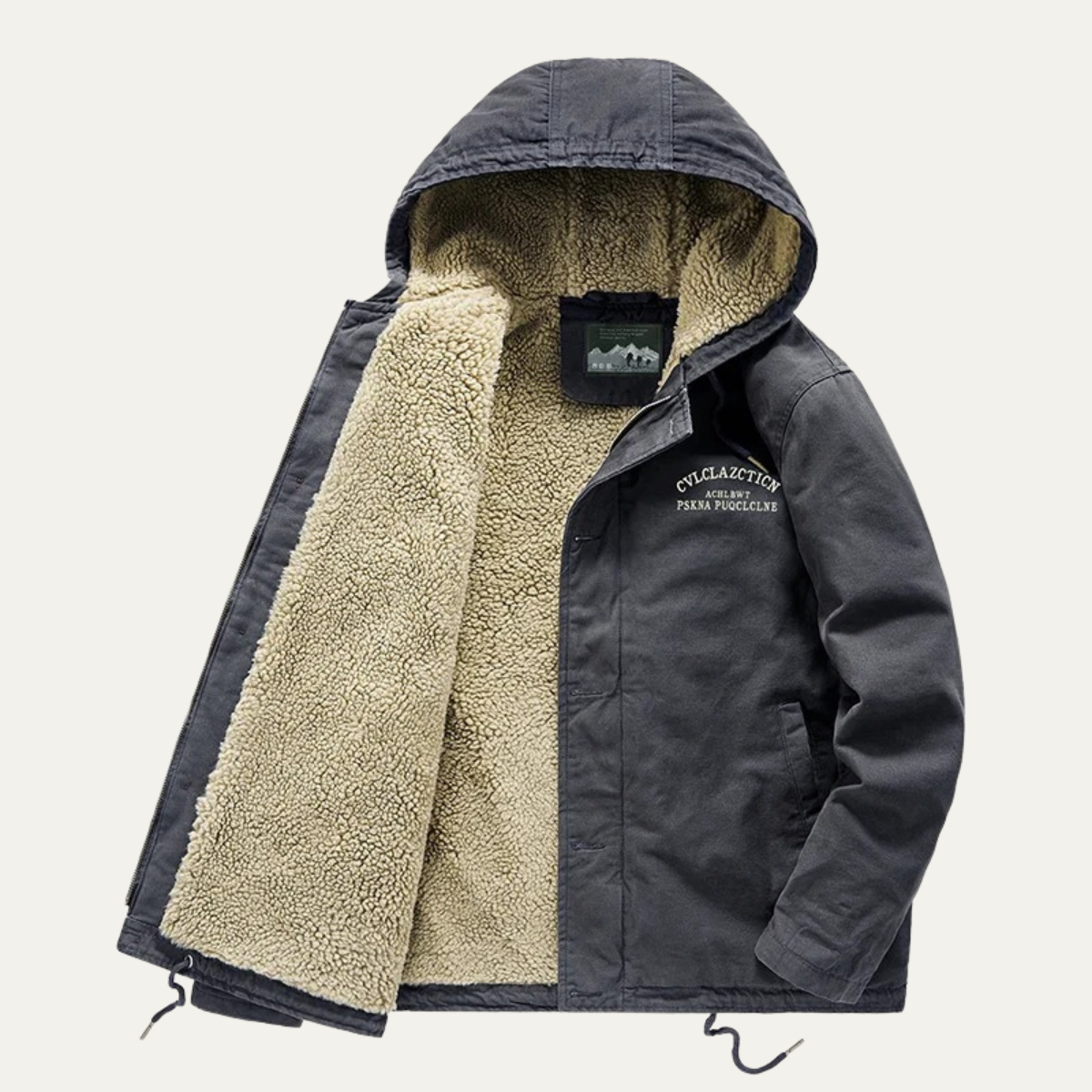 Men's Hooded Winter Jacket Premium Warmth With Structured Panel Design For Men Classic Look