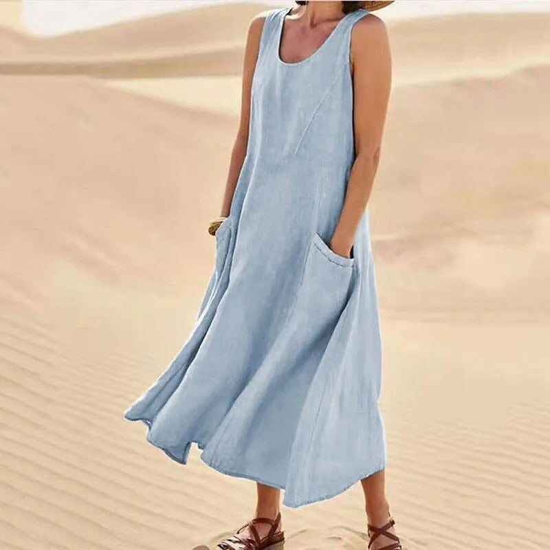 Zoë | Stylish Linen Dress for Women