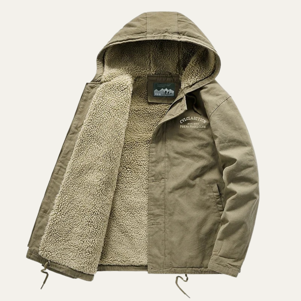 Men's Hooded Winter Jacket Premium Warmth With Structured Panel Design For Men Classic Look