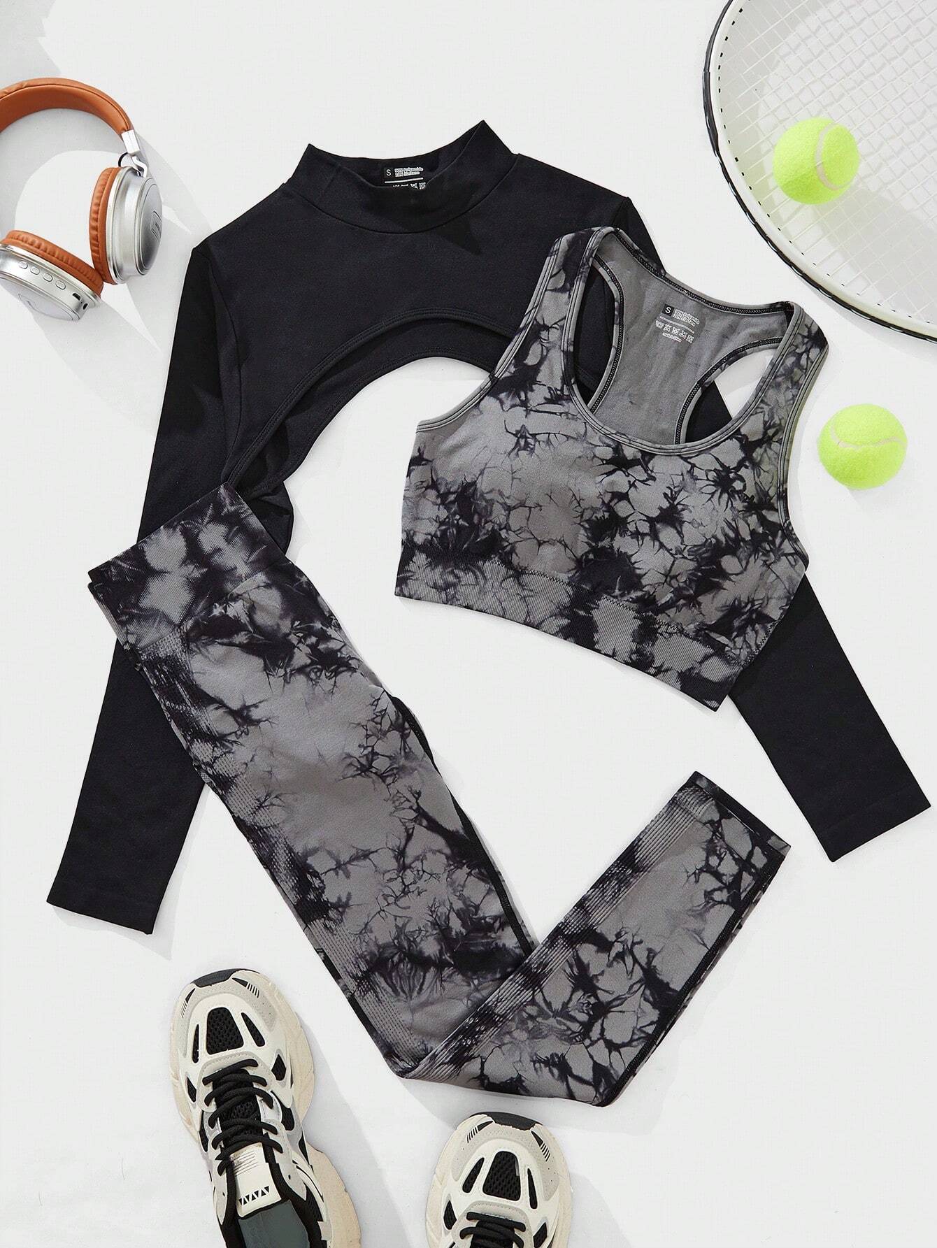 Beatrix | 3-piece Tie Dye Set for Women - Top, Shorts, Skirt