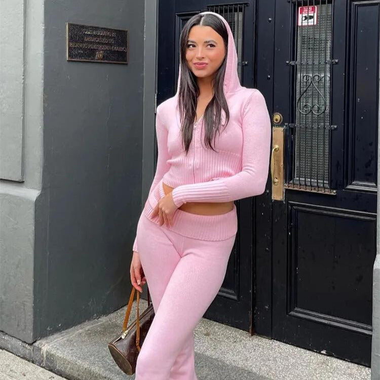 Cozy hoodie set for women