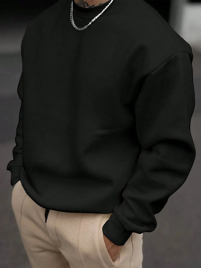 Elvis | Men's Sweatshirt with Crew Neckline