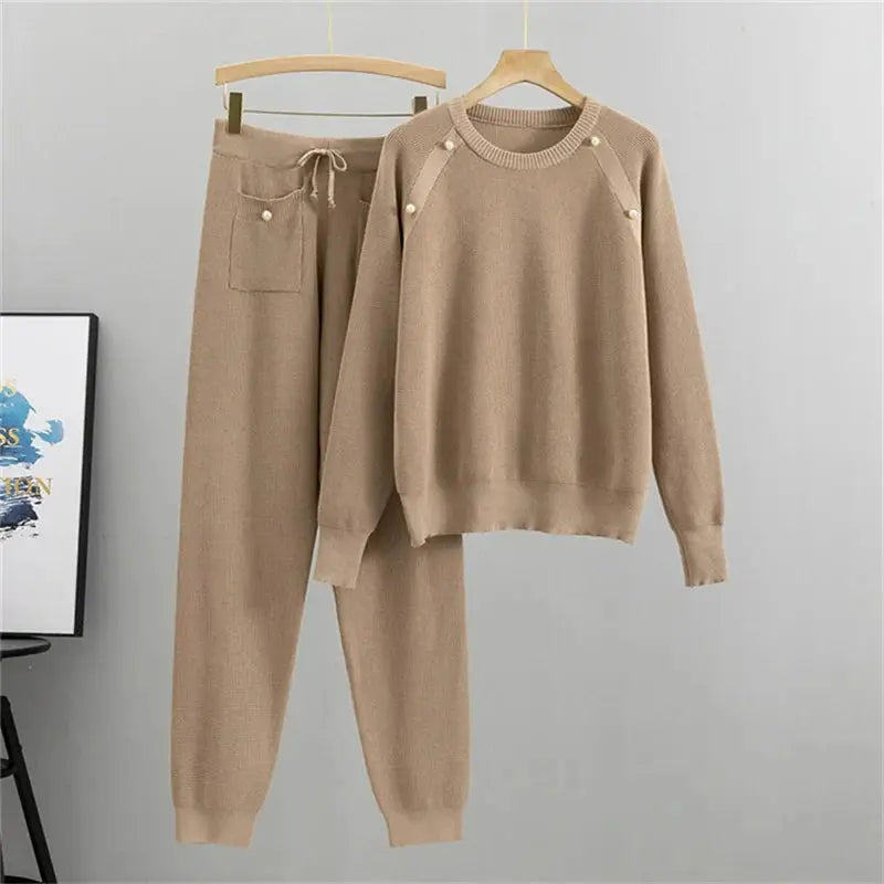 Sophia Luxe Pearl Knit Ensemble