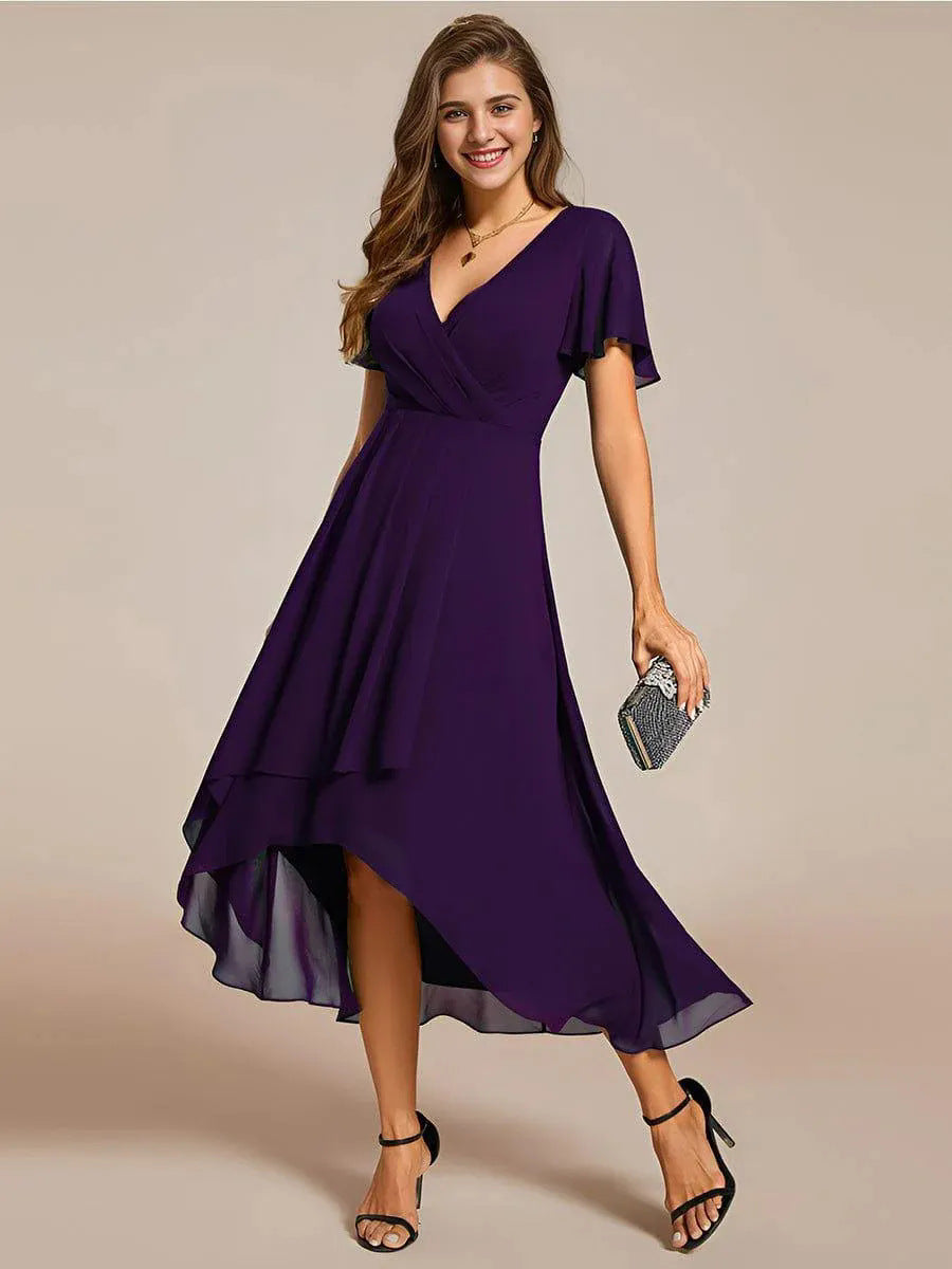 Morgan Silk Chiffon Dress Airy Silhouette For Weddings And Evening Events TrendAura