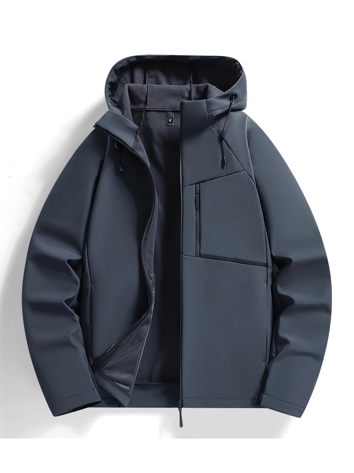 Knox Men’s Hooded Jacket With Adjustable Hood Zip Up For Everyday Comfort And Style