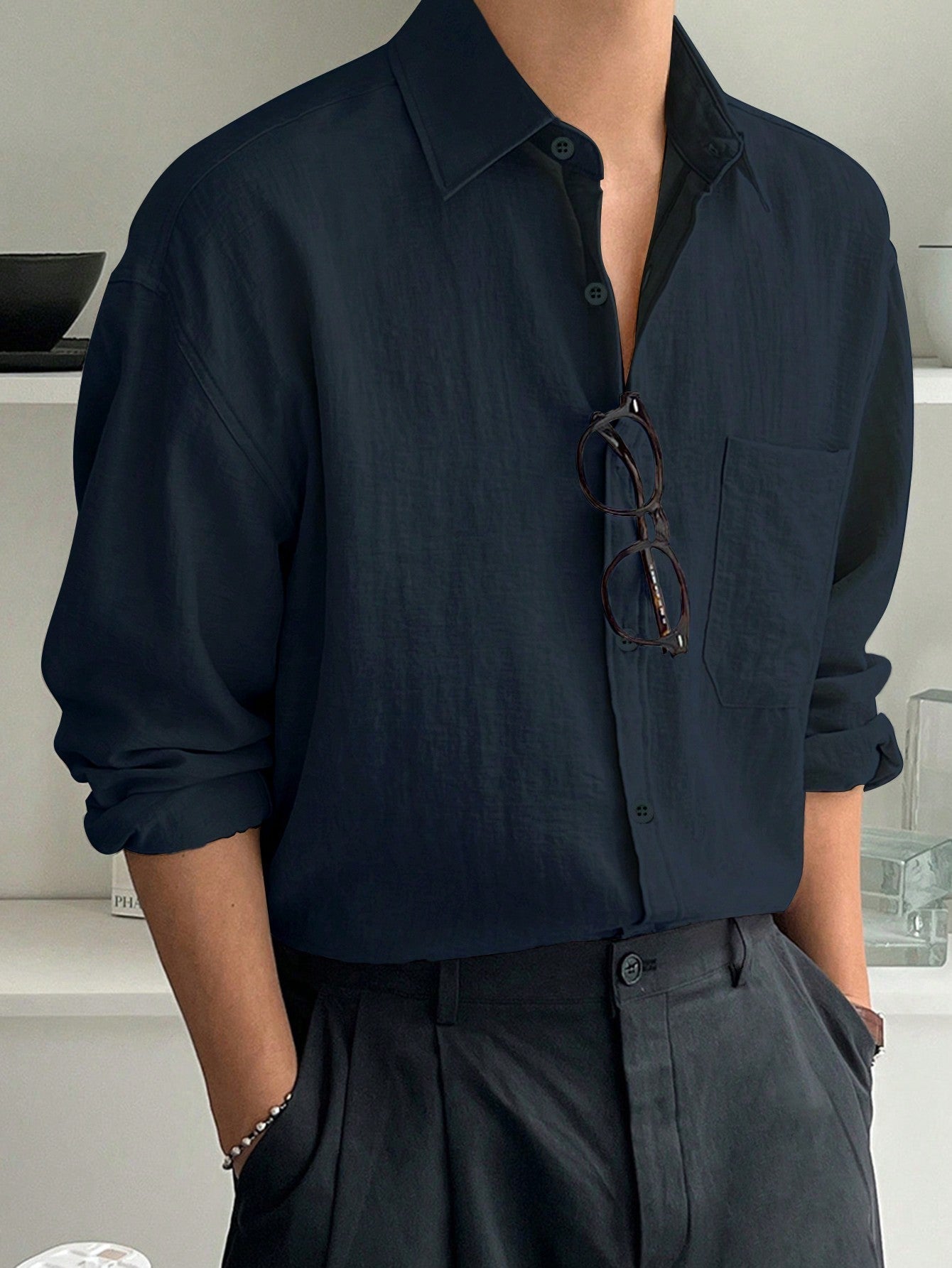 Plum Oversized Shirt For Men Ultra Comfortable Casual Style For Everyday Wear And Relaxed Fit