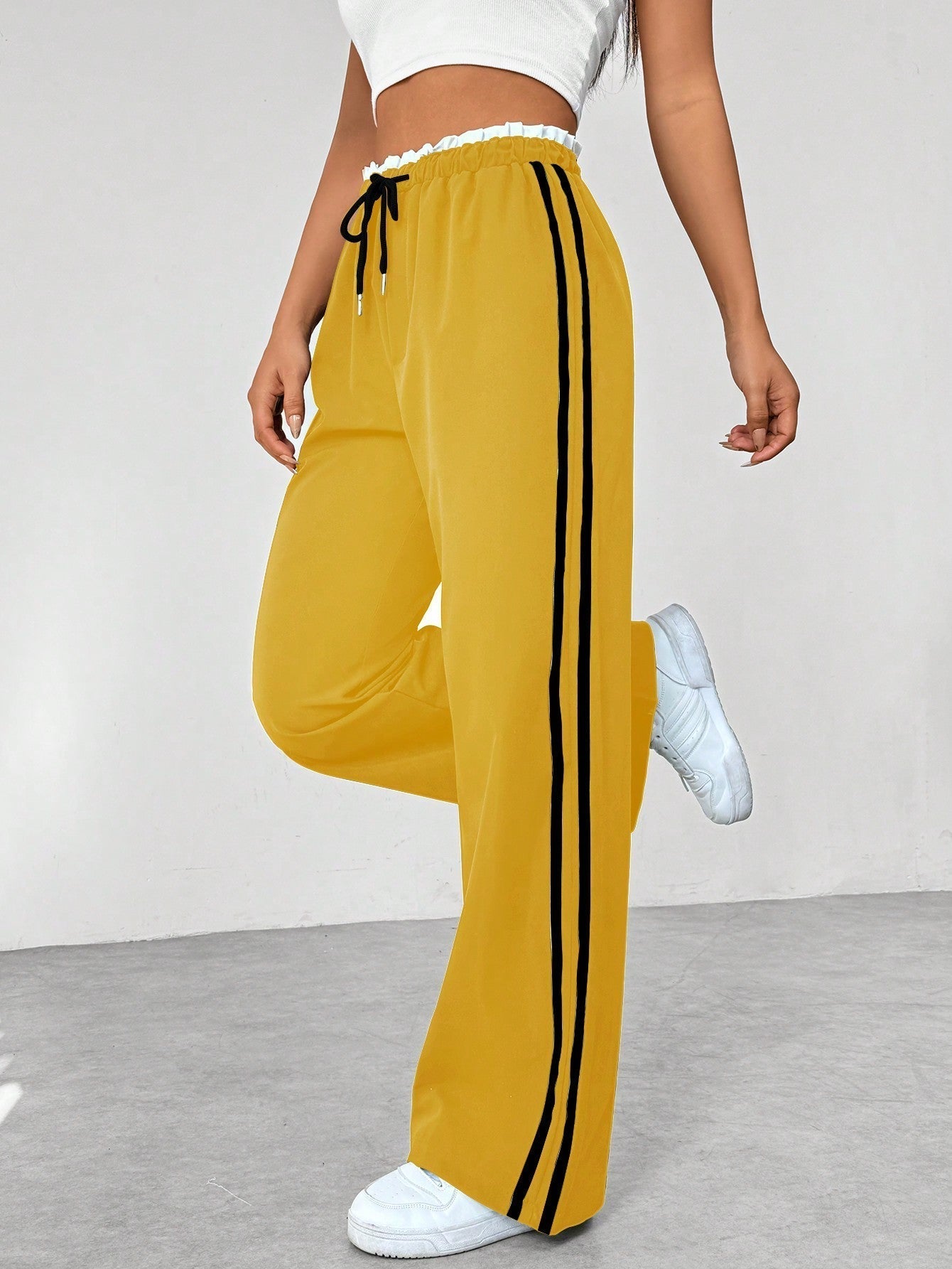 Women's Trendy Sporty Wide-Leg Pants | Casual