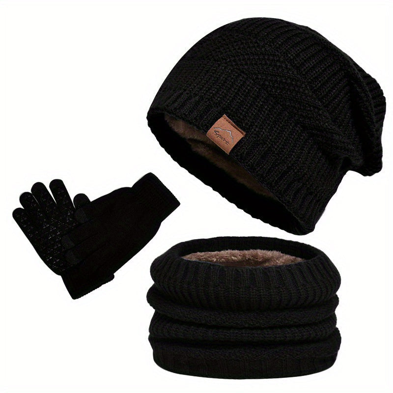 Eloura-Moda | 3-piece winter plush set for men