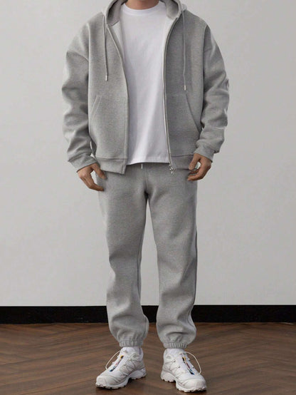 Alexander | Solid Color Hoodie and Pants for Men