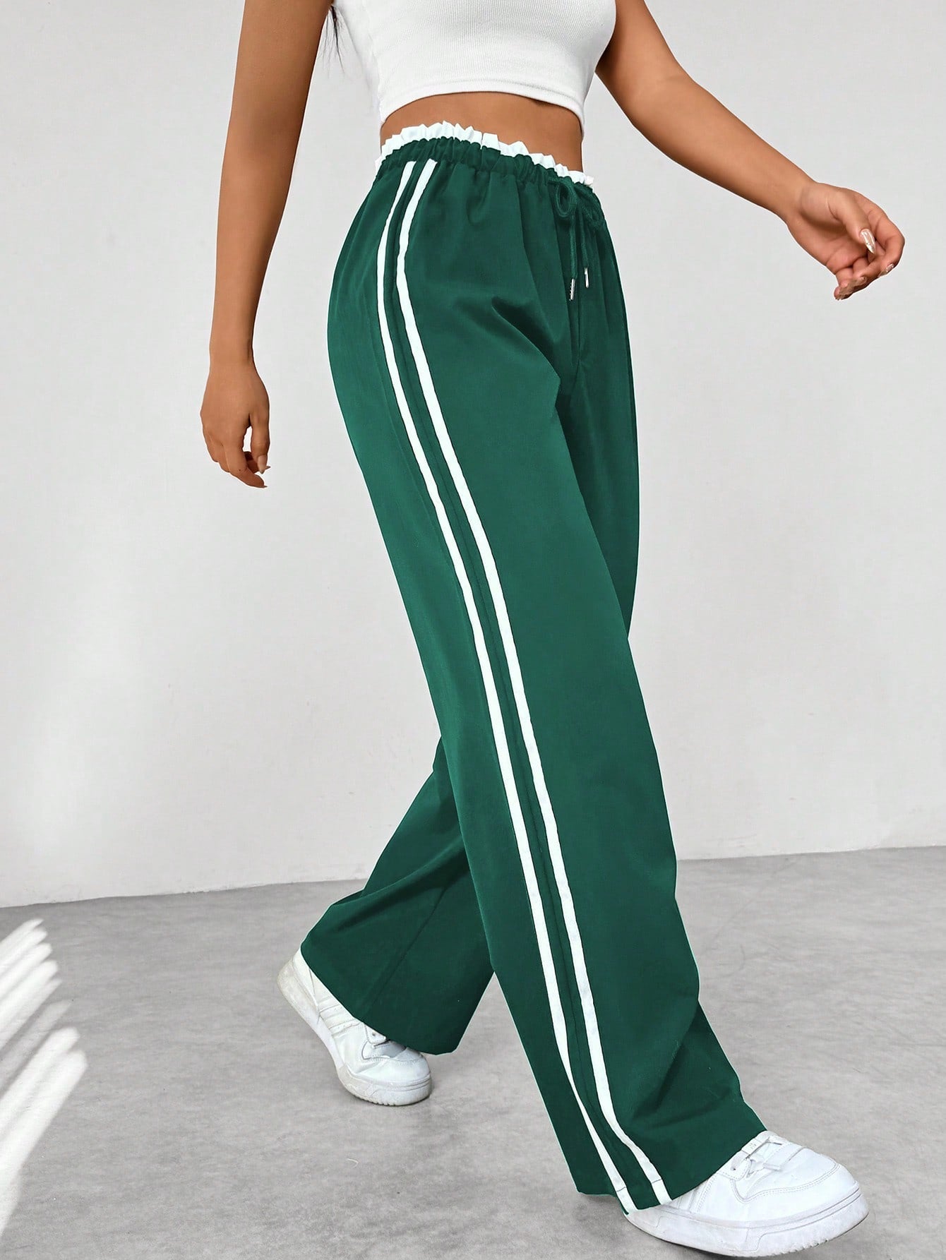 Women's Trendy Sporty Wide-Leg Pants | Casual