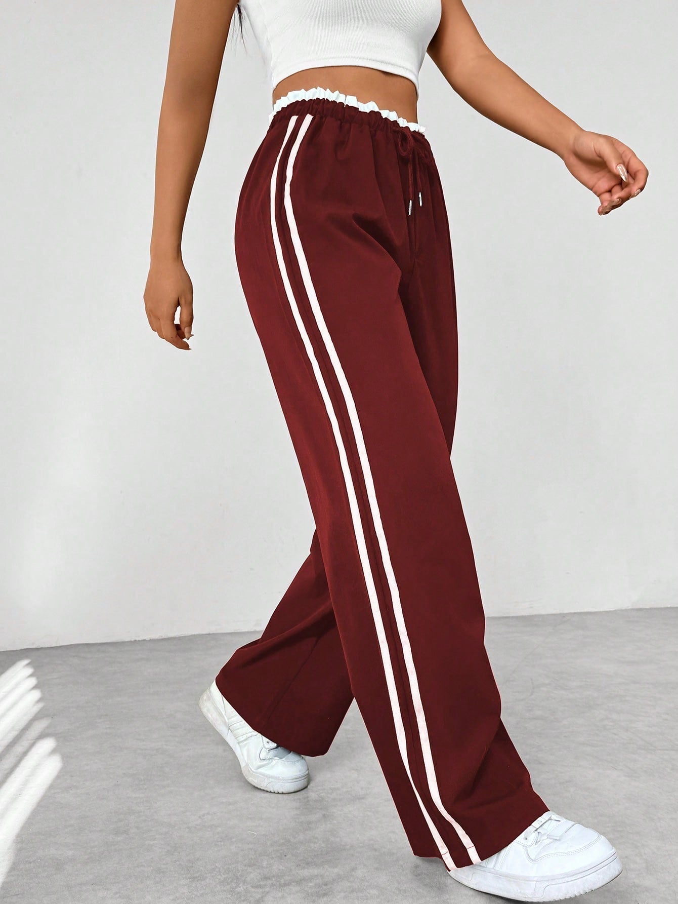 Women's Trendy Sporty Wide-Leg Pants | Casual