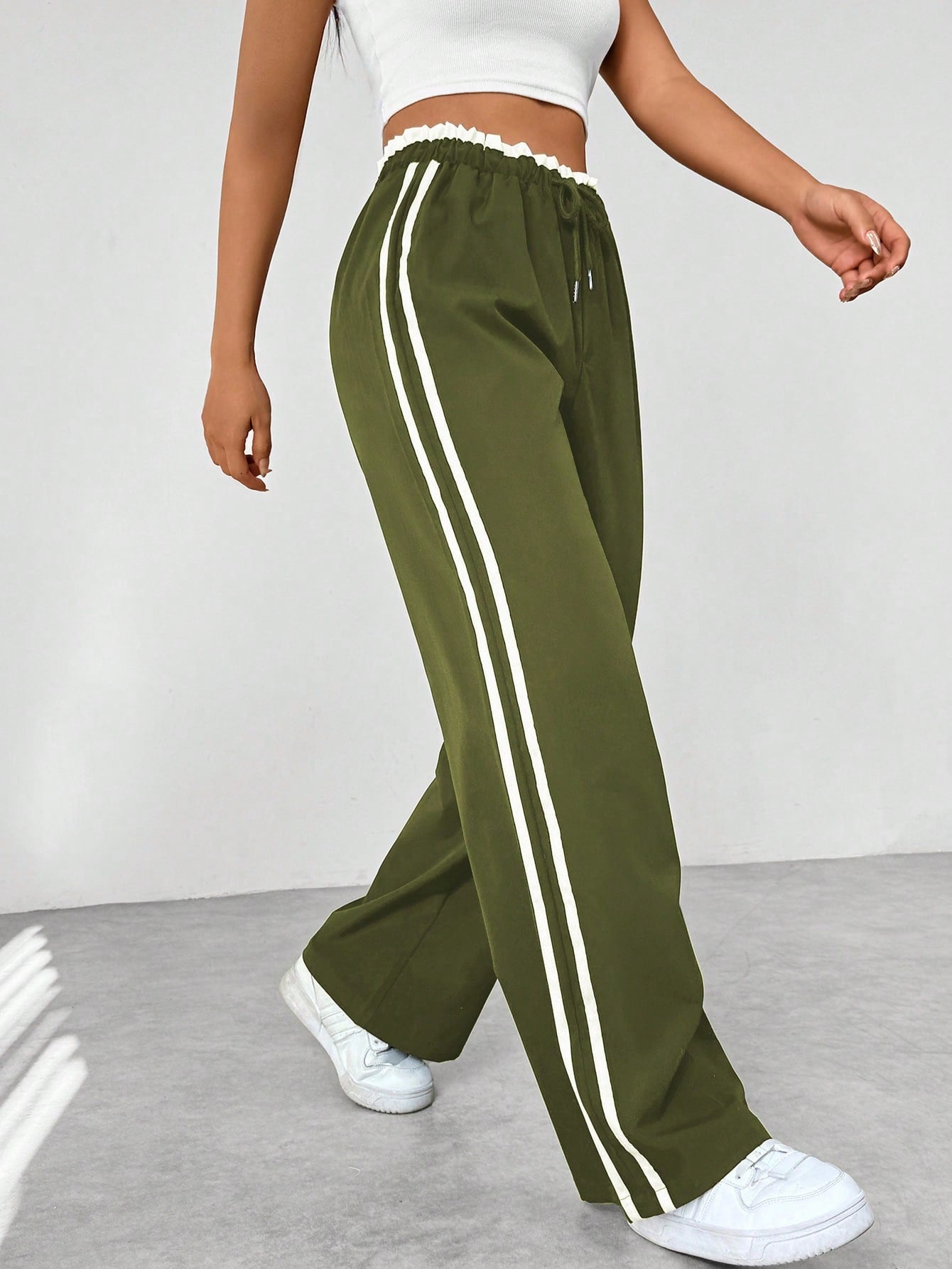 Women's Trendy Sporty Wide-Leg Pants | Casual