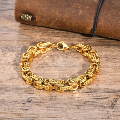 Mens Thick Bracelet With Bold Woven Texture For Timeless Style And Everyday Wear