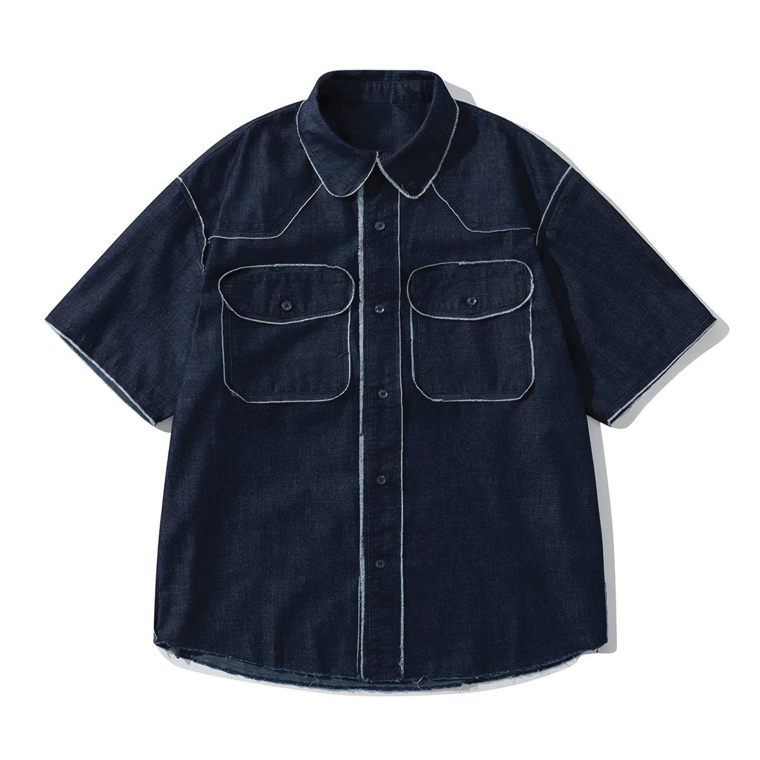 Weld Stitch Denim Shirt