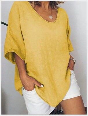 Women's summer blouse loose casual top leisure