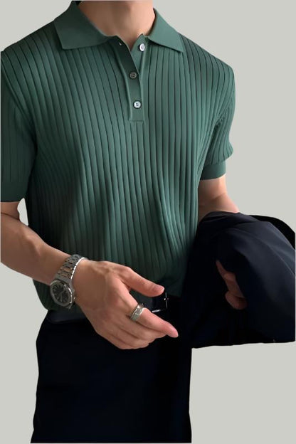 Alex | Elegant Woven Polo Shirt for Men