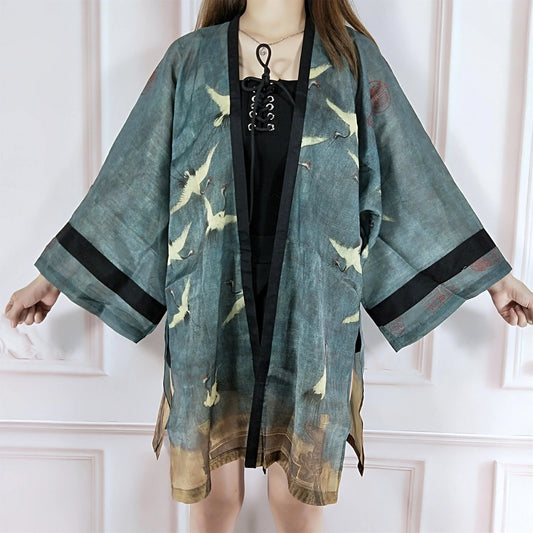 Iris | Lightweight Japanese Kimono Jacket – Casual Elegance and Comfort  - TrendAura