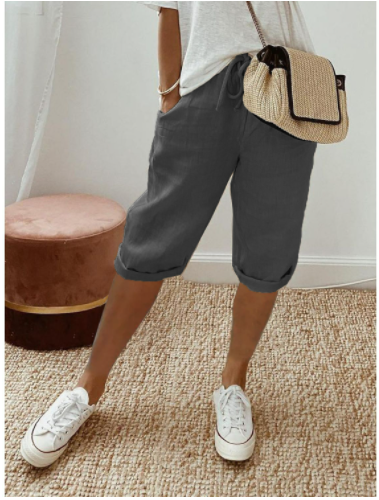 Marlene Cotton Linen Shorts For Women Breathable Comfortable Everyday Wear In Hot Weather