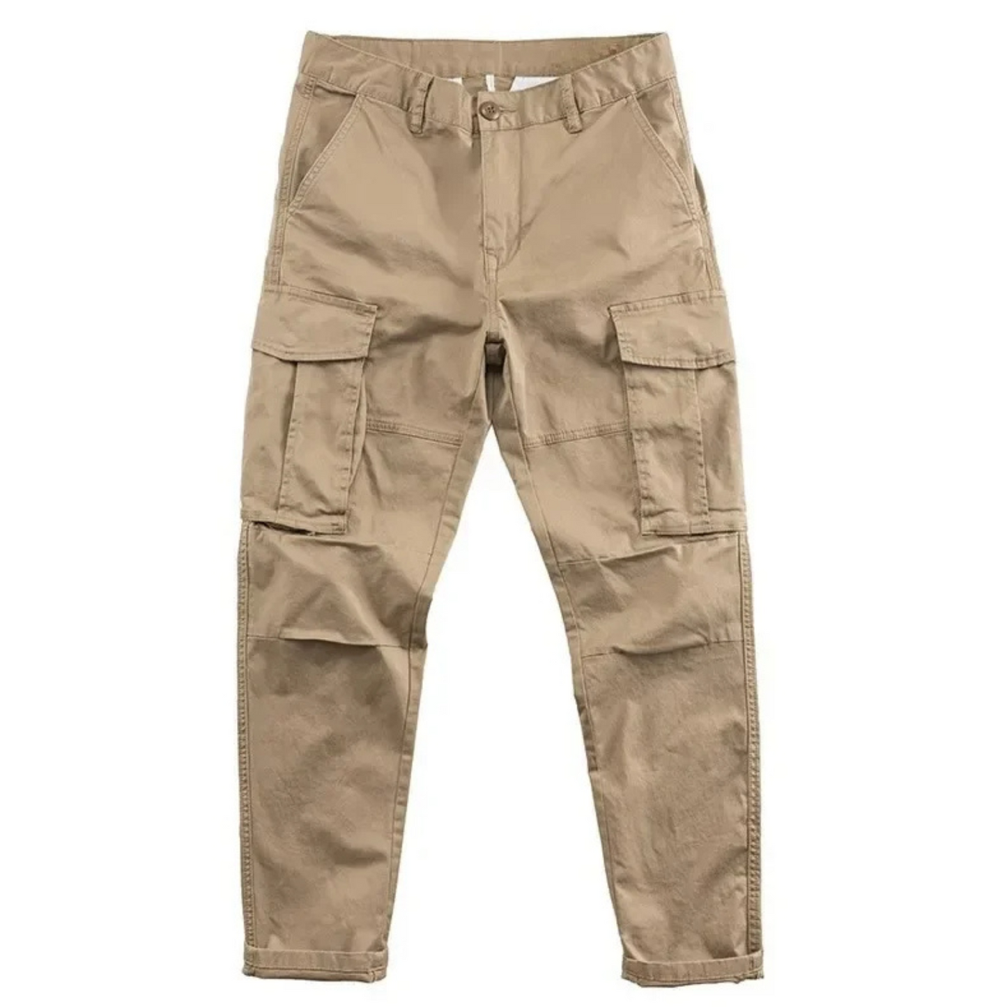 Jonathan Men Multi Pocket Relaxed Fit Cargo Pants by TrendAura for Outdoor Utility and Everyday Wear