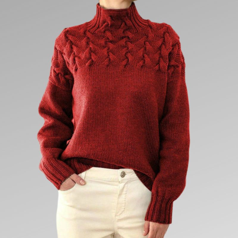 Box - Turtleneck sweater - elegance and warmth