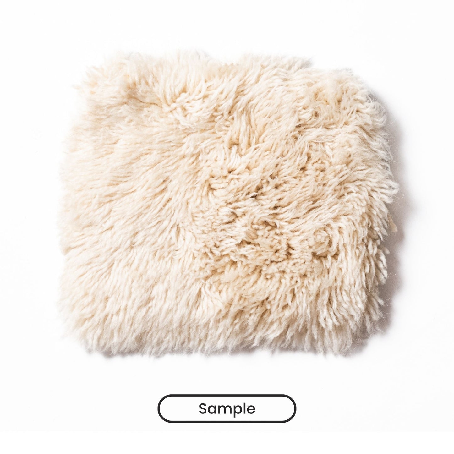 Symmetrical Connexion Round - Luxury Shag Moroccan Rug