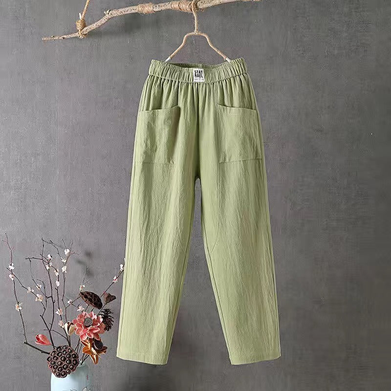 Jade Linen Pants For Women Breathable Lightweight All Day Comfort And Versatility