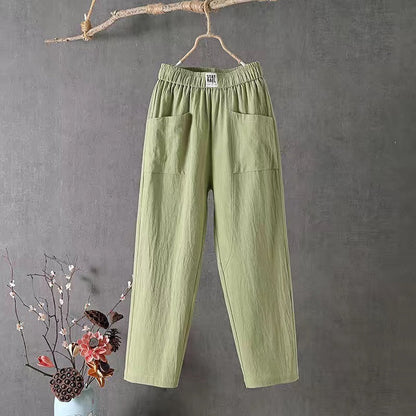 Jade Linen Pants For Women Breathable Lightweight All Day Comfort And Versatility
