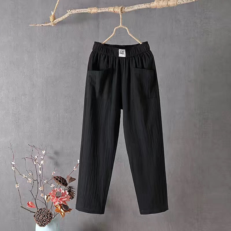 Jade Linen Pants For Women Breathable Lightweight All Day Comfort And Versatility