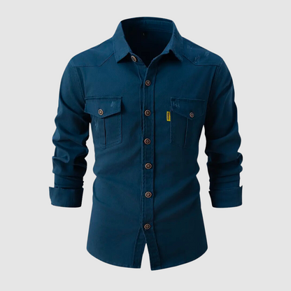Ryan Cotton Casual Shirt By TrendAura Classic Breathable Button Down With Modern Fit