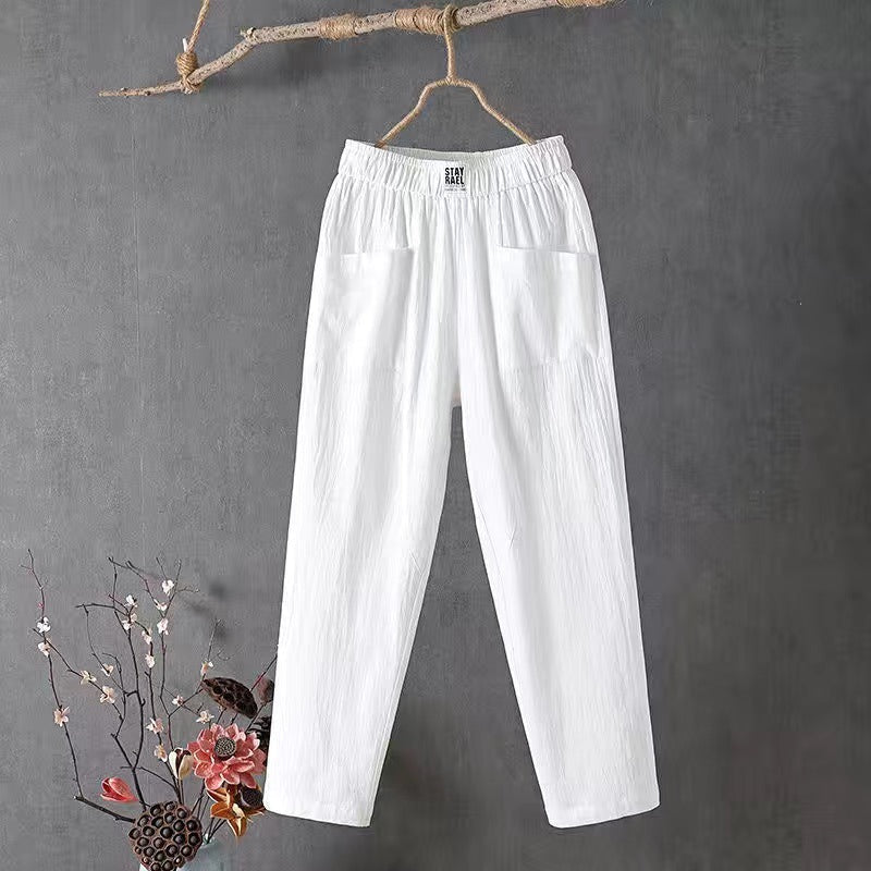 Jade Linen Pants For Women Breathable Lightweight All Day Comfort And Versatility