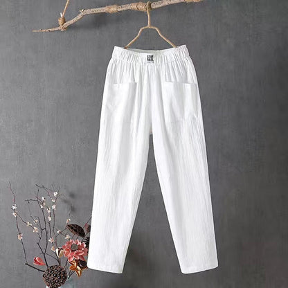 Jade Linen Pants For Women Breathable Lightweight All Day Comfort And Versatility