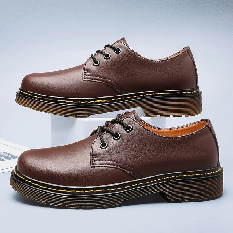 Men's Oxford Shoes Wide Fit Polished Lace Up For Business Professionals Premium Formal Wear