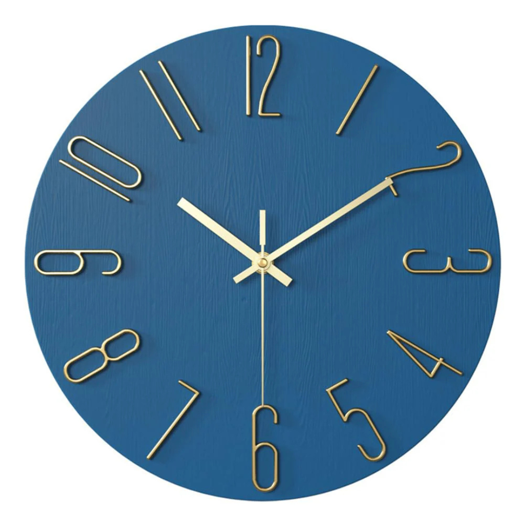 Noble Modern Wall Clock For Living Room Precision Timekeeping Minimalist Elegant Home Accent For Design Lovers