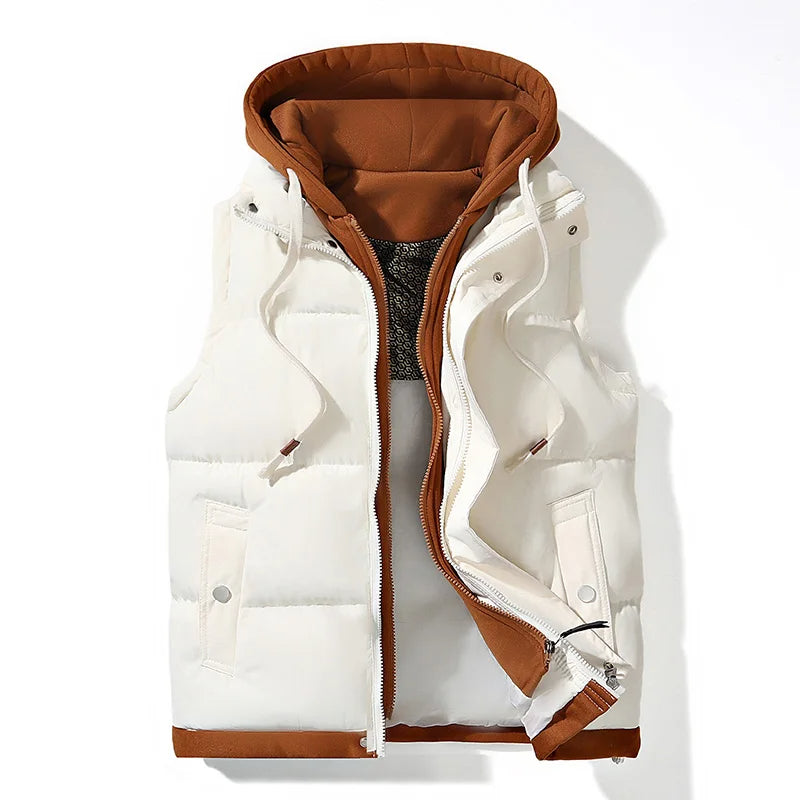 Emma Hooded Soft Shell Puffer Vest For Women Lightweight Breathable Warmth With Free Movement