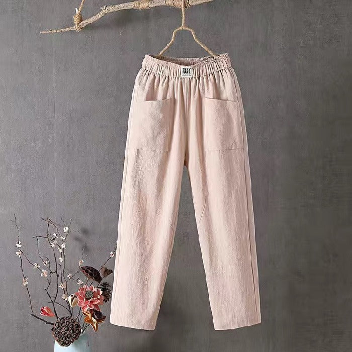 Jade Linen Pants For Women Breathable Lightweight All Day Comfort And Versatility