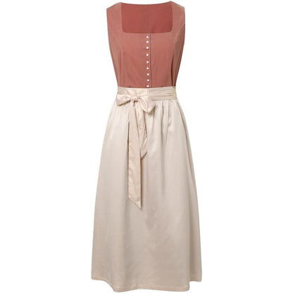 Women’s Dirndl Dress – Structured Bodice – Cotton Blend – Midi Length
