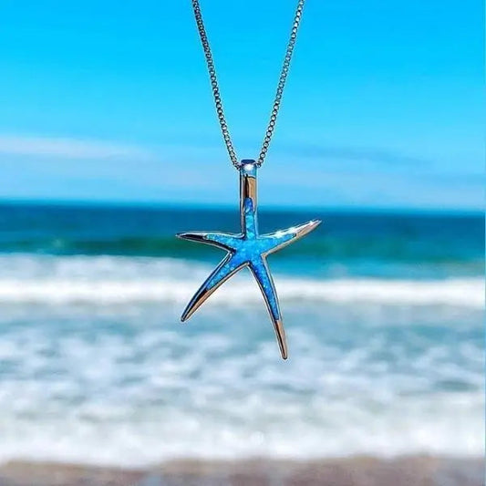Katherine - Starfish Pendant Necklace - TrendAura