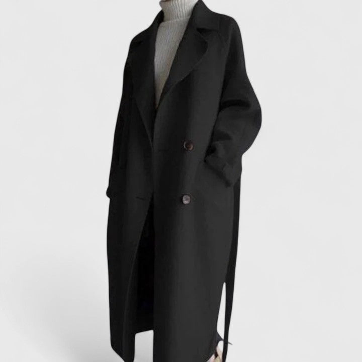 Maeve Classic Elegant Coat for Women With Timeless Style Warmth and Structured Tailoring