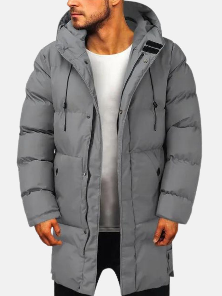 Men's Parka Premium Insulated Coat For Cold Weather Comfort Stylish Everyday Wear