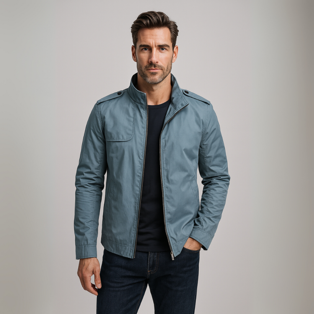 Men's Outdoor Jacket All Day Comfort Lightweight Breathable For Hiking Travel And Everyday Wear