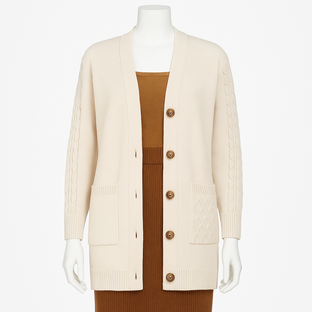 Women's Long Knit Cardigan | Fashionable