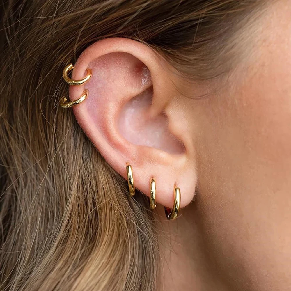 Tricia | Subtle ene Hoop Earrings for Women